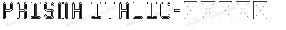 Prisma Italic字体转换